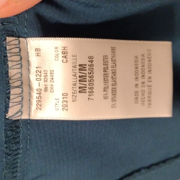 Heart Scrub Zip Front Teal Hooded Scrub Jacket Lab Coat Medium Medical Uniform - Picture 6 of 10